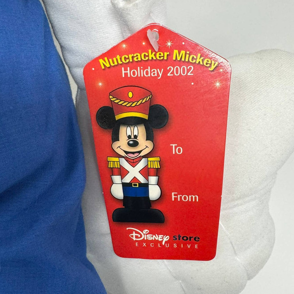 Disney Store Nutcracker Mickey Mouse Holiday 2002 Large 28" Toy Soldier Plush - Picture 5 of 16